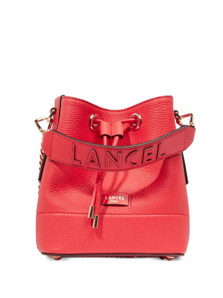 Lancel leather mini bucket bag - Red Cover