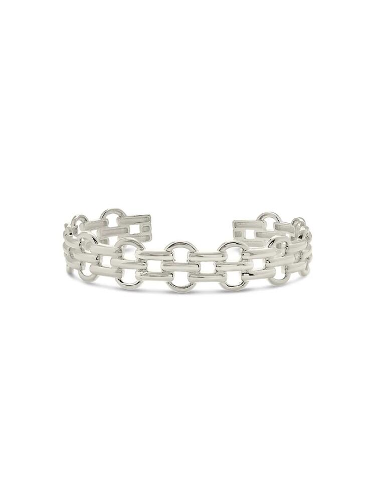 Sterling Forever Women's Remi Link Chain Cuff Bracelet - Silver Cover