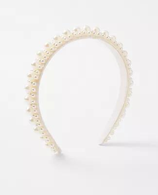 Ann Taylor Pearlized Headband Cover