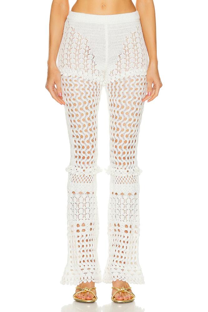 retrofete Kyla Pant in White Cover