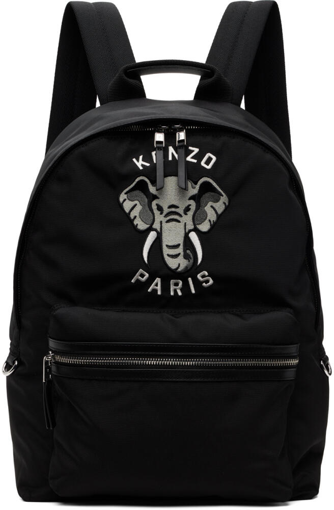 Kenzo Black Kenzo Paris Logo Backpack Cover