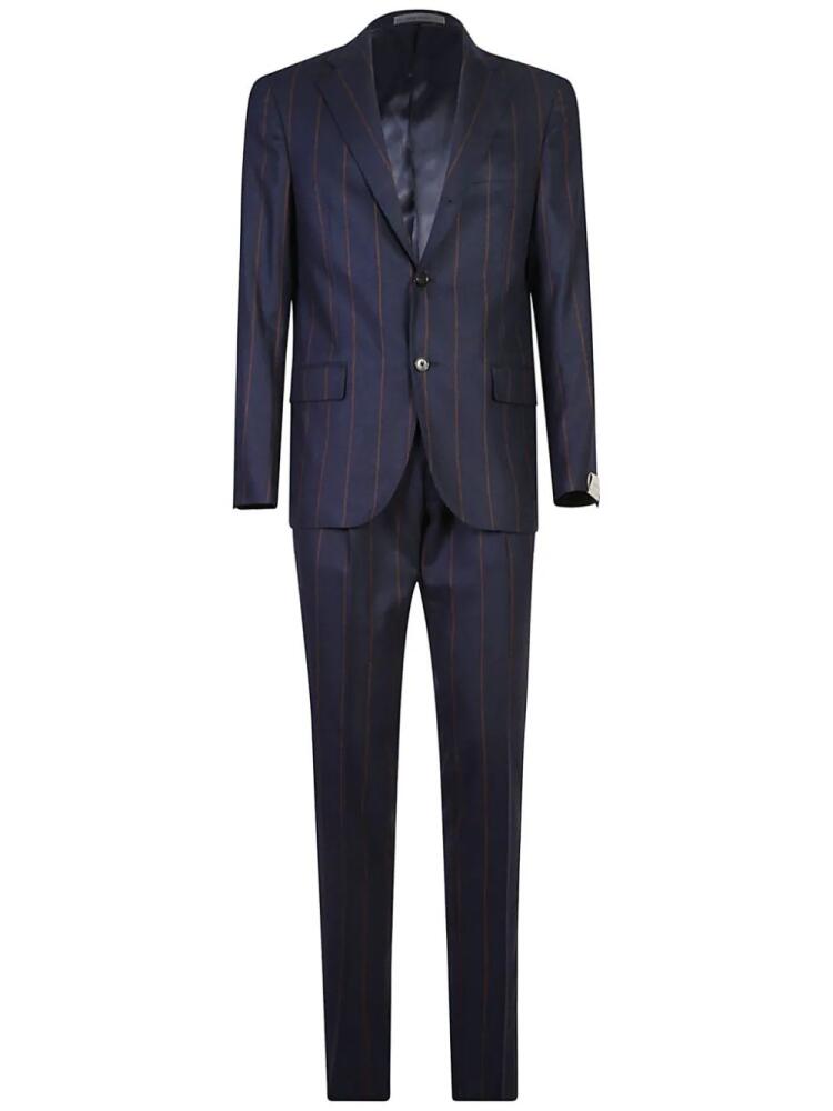 Corneliani striped blazer - Blue Cover