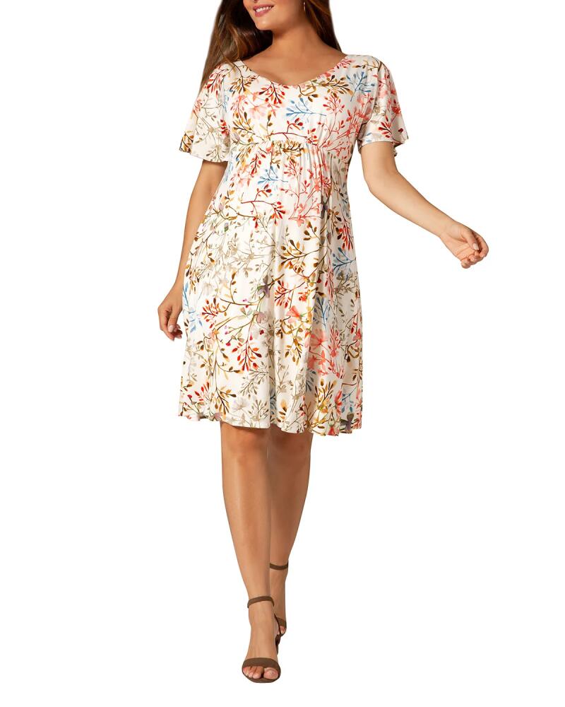 Tiffany Rose Maternity Kimono Floral-Print Dress Cover