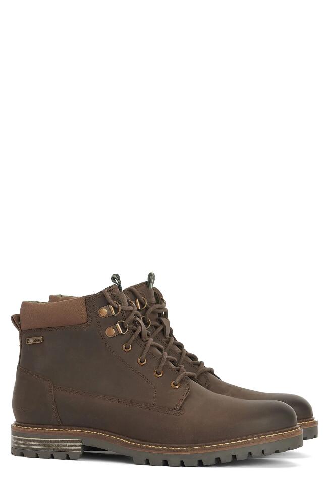 Barbour Flint Derby Boot in Choco Cover