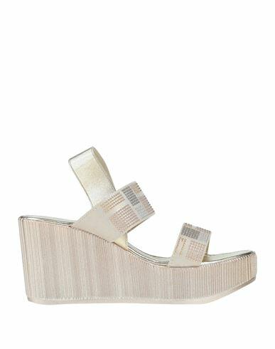 Carlo Pazolini Woman Sandals Beige Textile fibers Cover