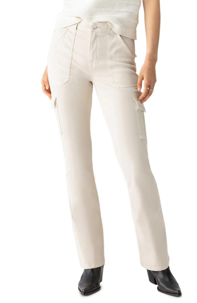 Sanctuary Hayden Sculpted Cotton Blend Bootcut Cargo Pants in Toasted Almond Cover