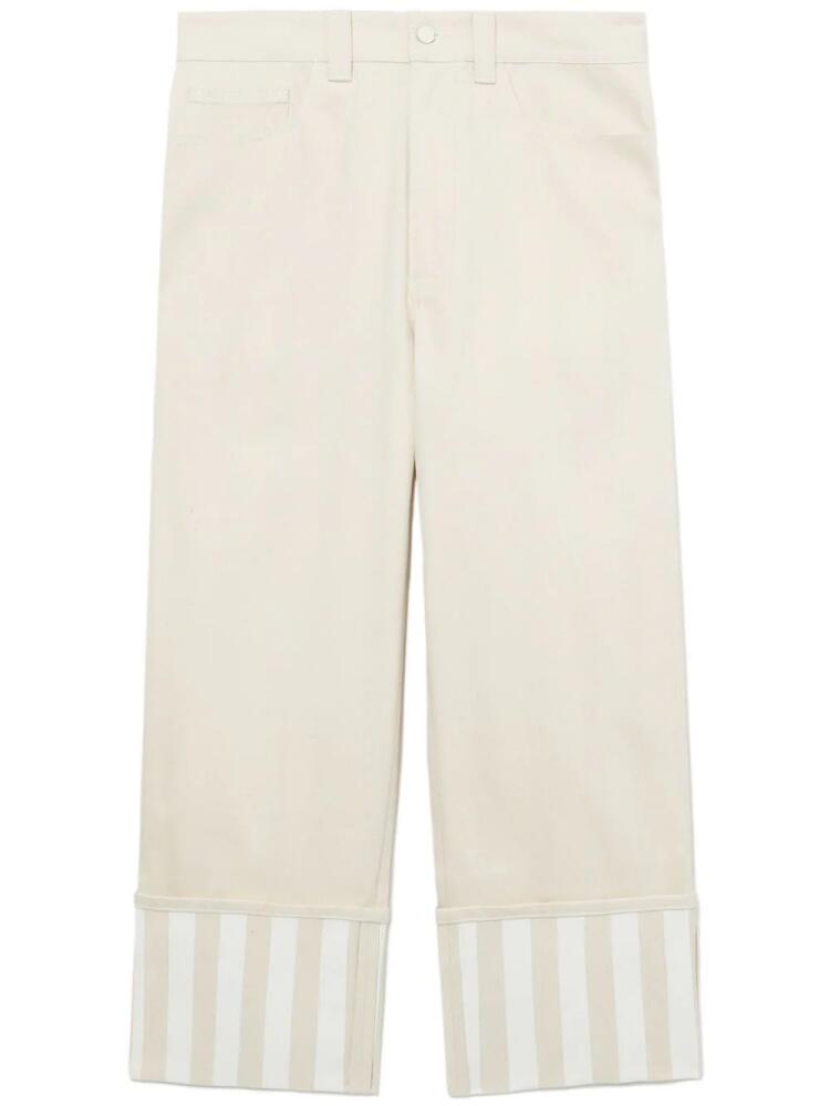 Sunnei Bellidentro mid-rise straight-leg jeans - Neutrals Cover