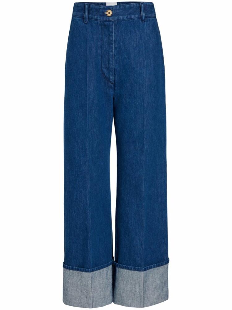 Patou Iconic flared jeans - Blue Cover