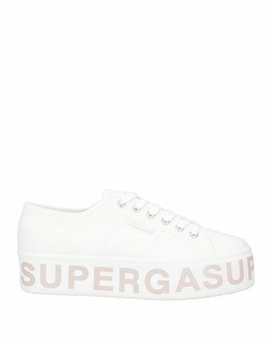 Superga Woman Sneakers White Textile fibers Cover