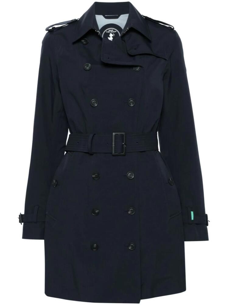 Save The Duck Audrey belted trench coat - Blue Cover