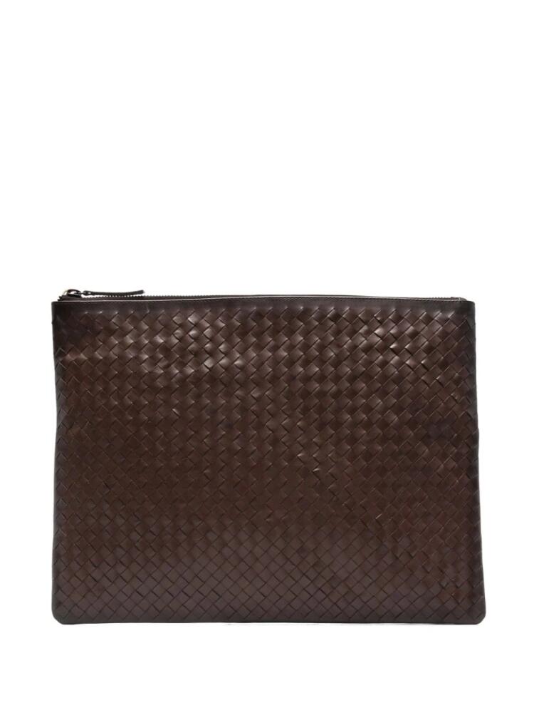 DRAGON DIFFUSION A4 clutch bag - Brown Cover