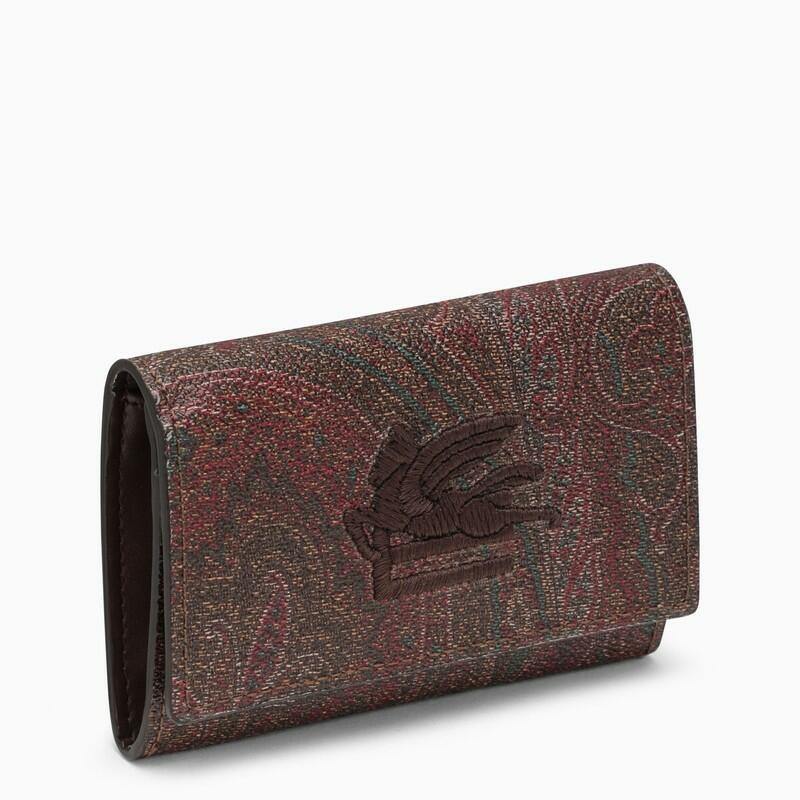 ETRO Paisley wallet in coated canvas Cover