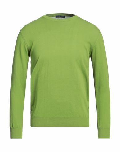 Avignon Man Sweater Light green Cotton Cover