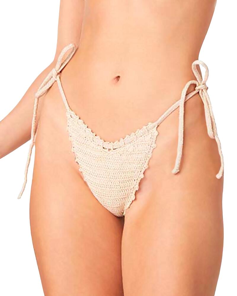 Capittana Trinidad Metallic Crochet Bikini Bottoms Cover