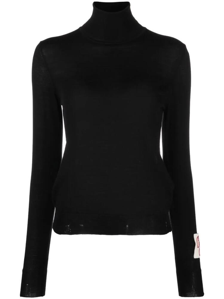 Golden Goose roll-neck fitted jumper - Black Cover