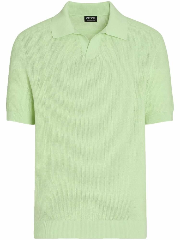 Zegna cotton polo shirt - Green Cover