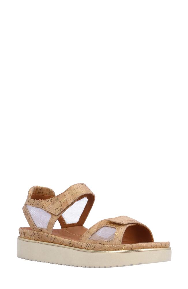 L'Amour des Pieds Arna Sandal in Natural/Gold Cover