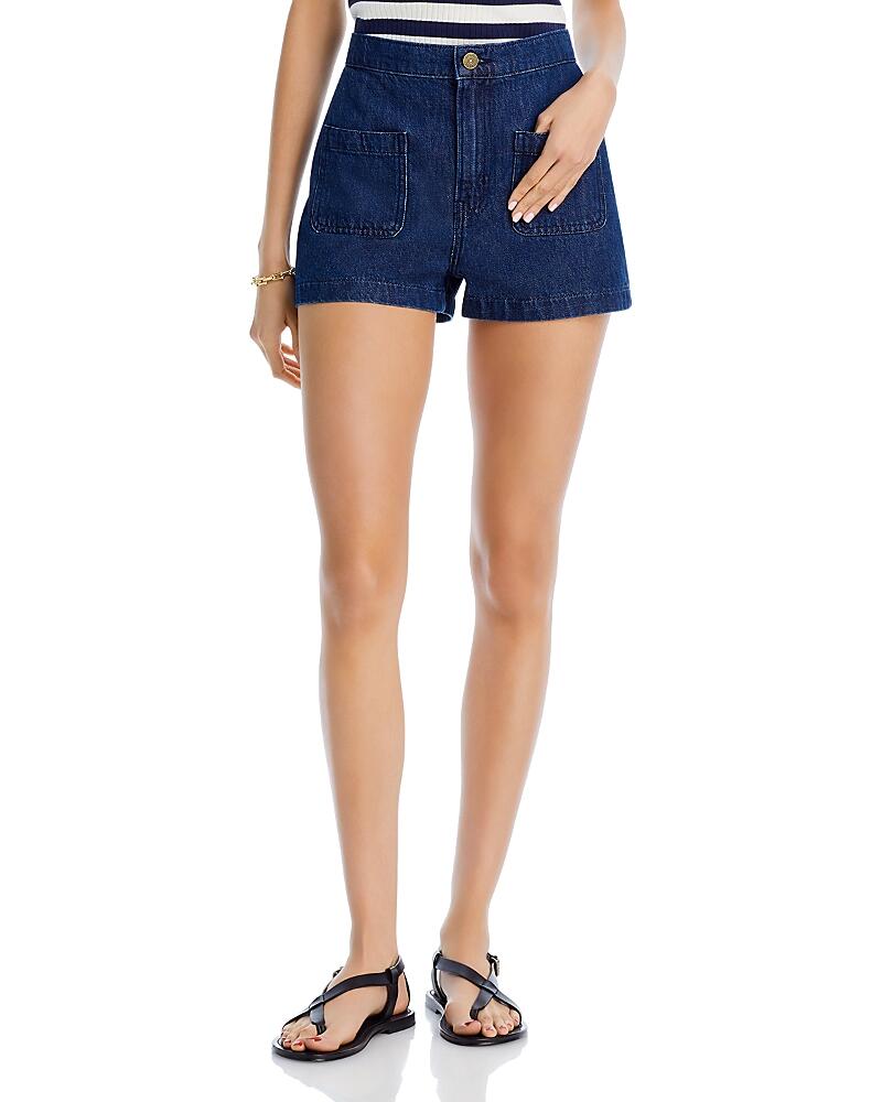 Frame Denim Patch Pocket Shorts Cover