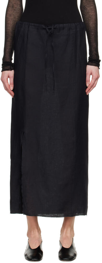 Gabriela Coll Garments Black No.263 Maxi Skirt Cover