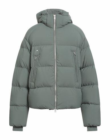 Y-3 Man Puffer Military green Polyamide Cover