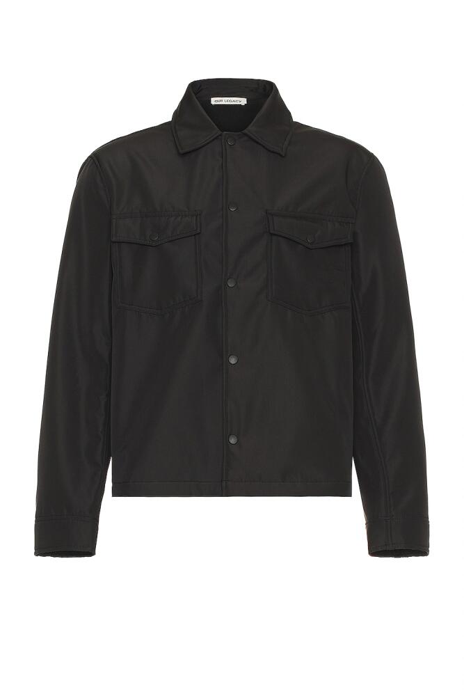 Our Legacy Evening Coach Jacket in Black Cover