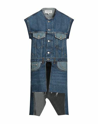 Maison Margiela Woman Denim outerwear Blue Cotton Cover