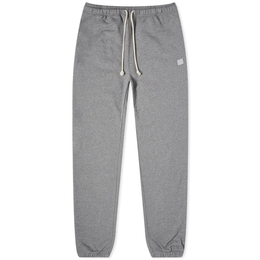 Acne Studios Women's Frack Face Sweatpants in Light Grey Melange Cover