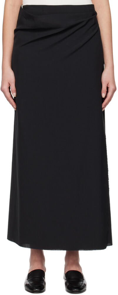 The Row Black Bines Maxi Skirt Cover