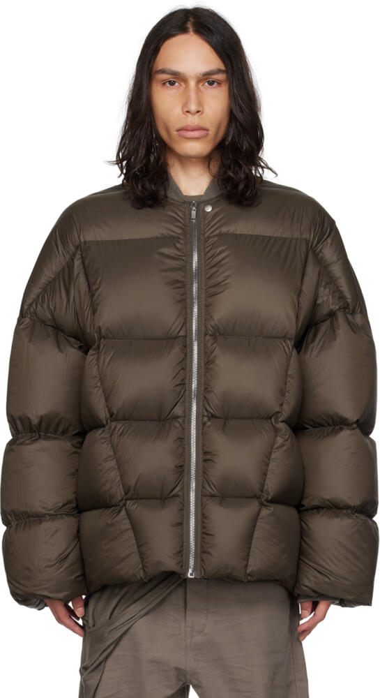 Rick Owens Gray Flight Down Jacket Cover