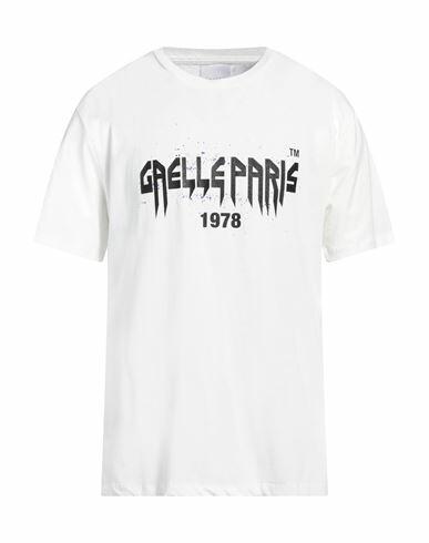 Gaëlle Paris Man T-shirt White Cotton Cover