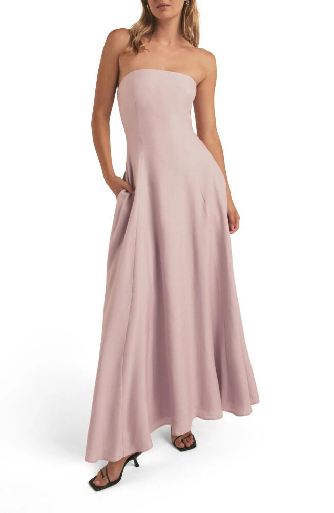 Favorite Daughter The Favorite Strapless Maxi Dress in Pastel Lavender Cover