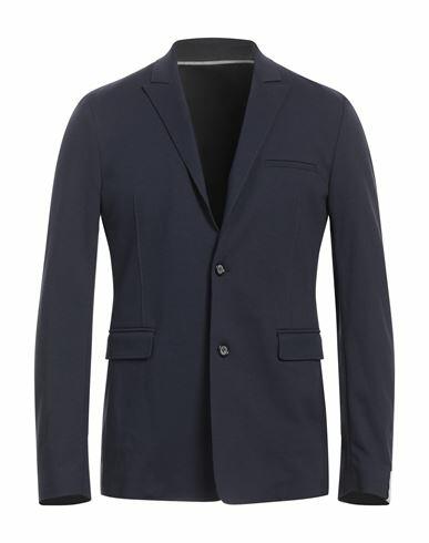 Paolo Pecora Man Blazer Midnight blue Viscose, Polyamide, Elastane Cover