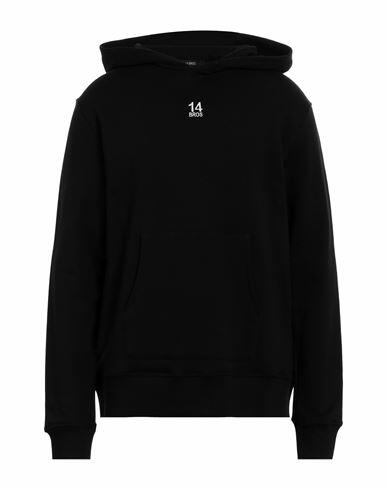 14bros Man Sweatshirt Black Cotton Cover