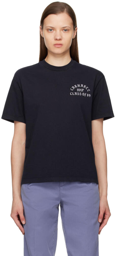 Carhartt Work In Progress Navy 'Class of 89' T-Shirt Cover