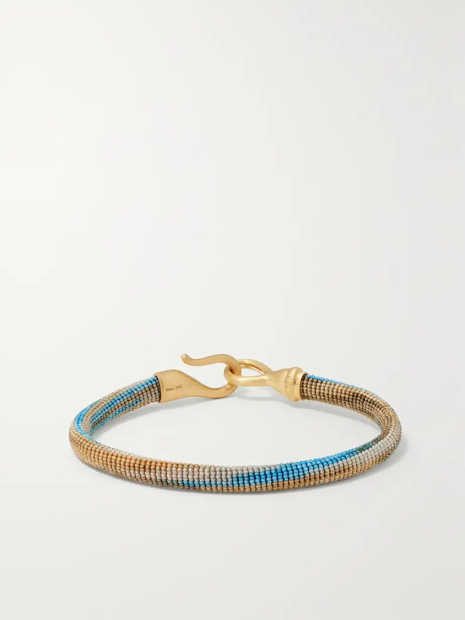 OLE LYNGGAARD COPENHAGEN - Life 18-karat Gold And Rope Bracelet - M Cover