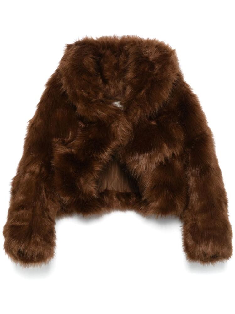 ENTIRE STUDIOS Vicinity faux-fur jacket - Brown Cover