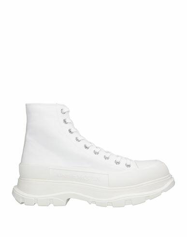 Alexander Mcqueen Man Sneakers White Textile fibers Cover