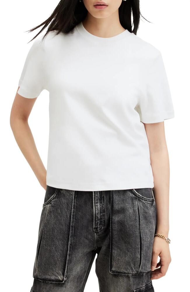 AllSaints Lisa Crewneck T-Shirt in White Cover