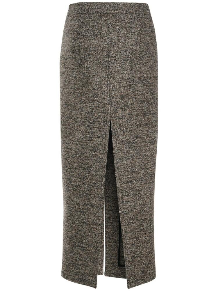 BOTTEGA VENETA Wool Twill Long Skirt Cover