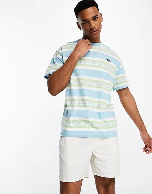 Quiksilver moonbeam striped t-shirt in multi Cover