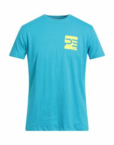 Primo Emporio Man T-shirt Turquoise Cotton Cover