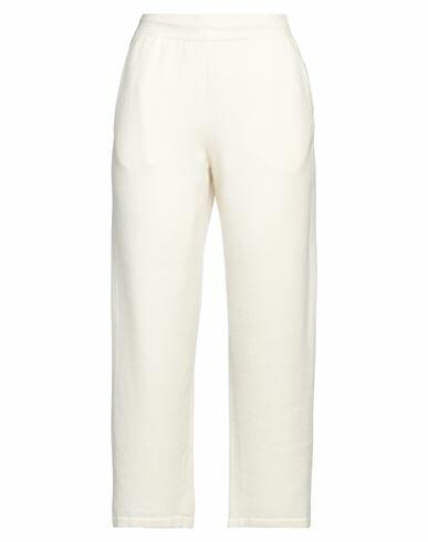 Gentryportofino Woman Pants Ivory Virgin Wool, Cashmere Cover