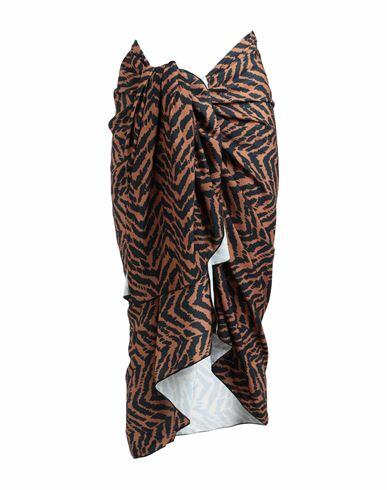 Matineé Woman Sarong Brown Polyester Cover