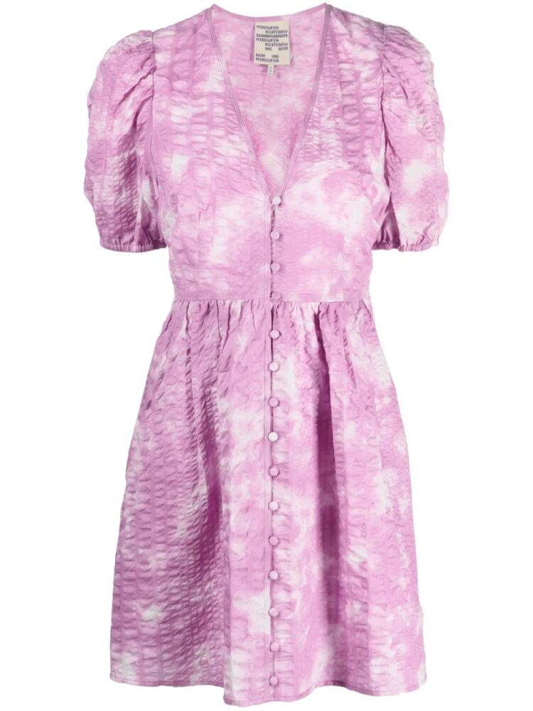 Baum Und Pferdgarten Aela tie-dye seersucker minidress - Pink Cover