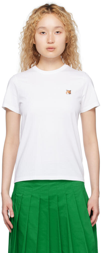 Maison Kitsuné White Fox Head T-Shirt Cover