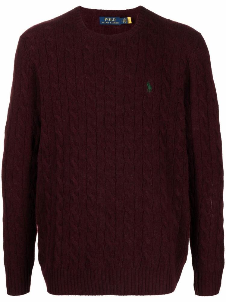 Polo Ralph Lauren cable-knit cashmere jumper - Red Cover