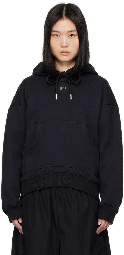 Off-White Black Off Stamp Round Hoodie Cover