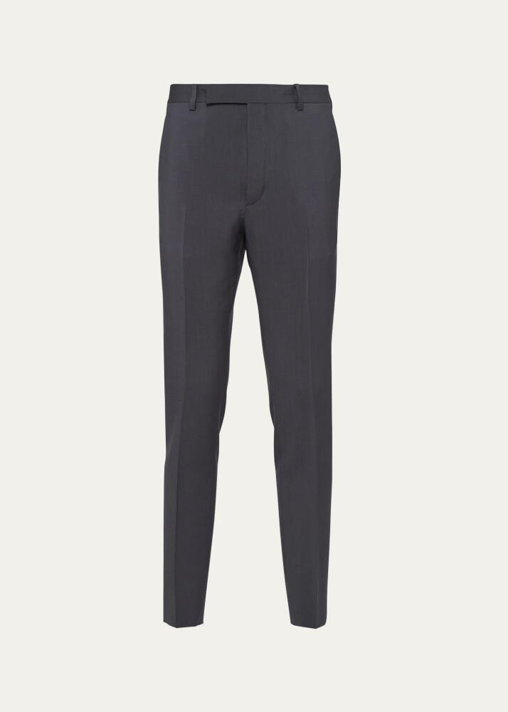 Prada Men's Wool-Mohair Trousers Cover