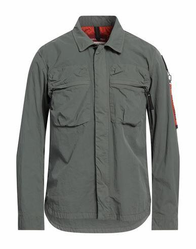 Parajumpers Man Shirt Military green Polyamide Cover