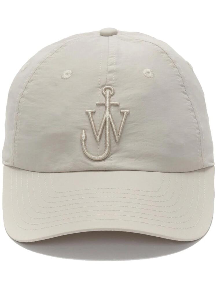 JW Anderson logo-embroidered tonal-stitching cap - Grey Cover